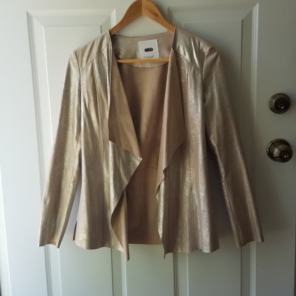 NWOT Shimmery Peach Blazer